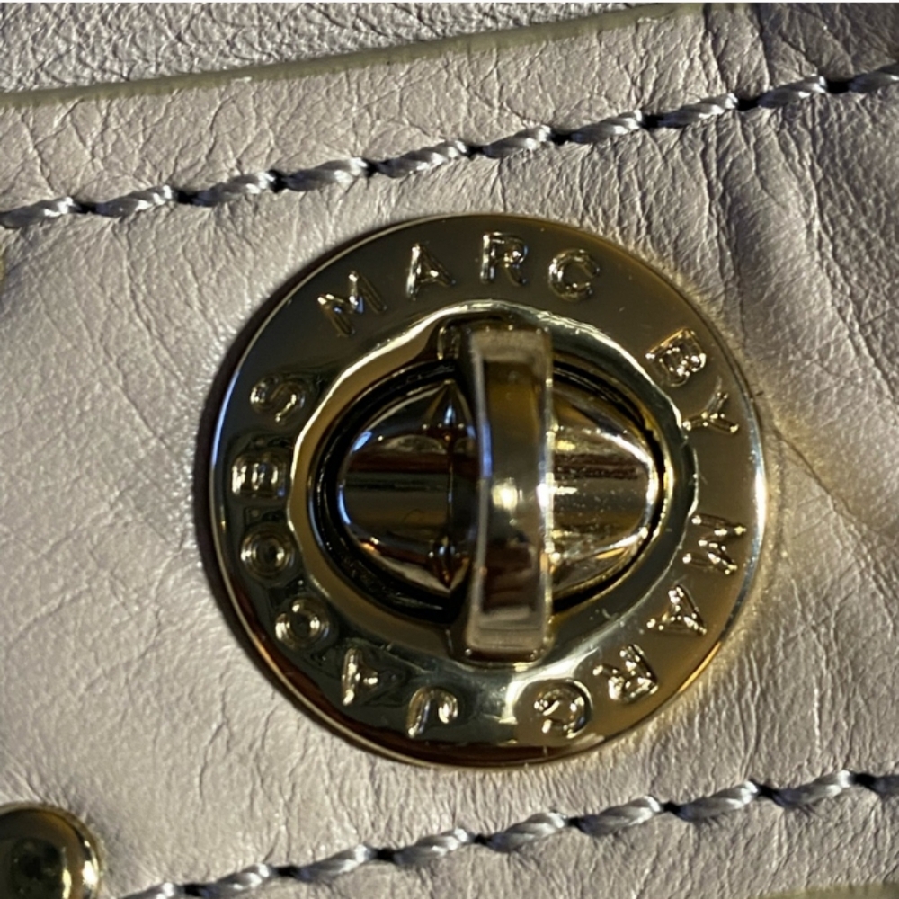 Marc Jacobs Neutral Leather Satchel, EUC - Picture 15 of 16